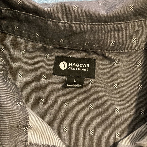 Mens Haggar Dress Shirt - Picture 5 of 14